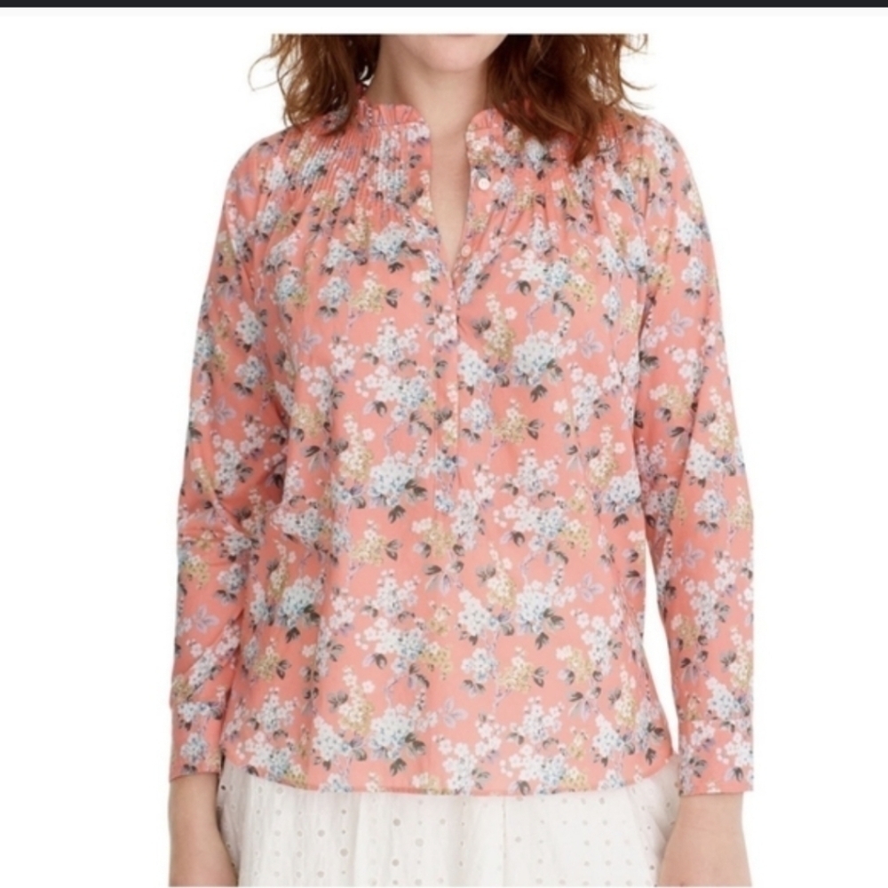J. Crew Liberty Fabric Josephine Button Down